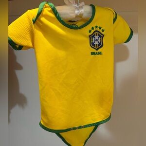 *3/10*   Infant Brazil Home Jersey Onesie 🇧🇷